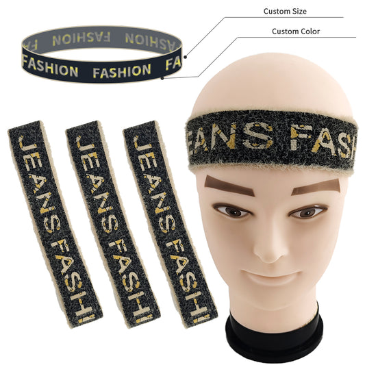 wholesale elastic custom color logo and width promotion sports headband wholesale athletic solid