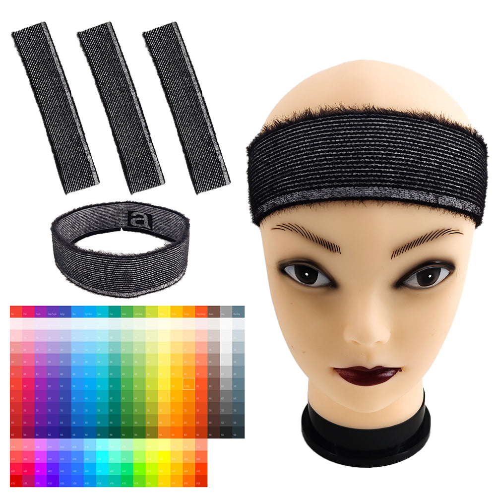 wholesale elastic custom color logo and width low moq head tie sports headband