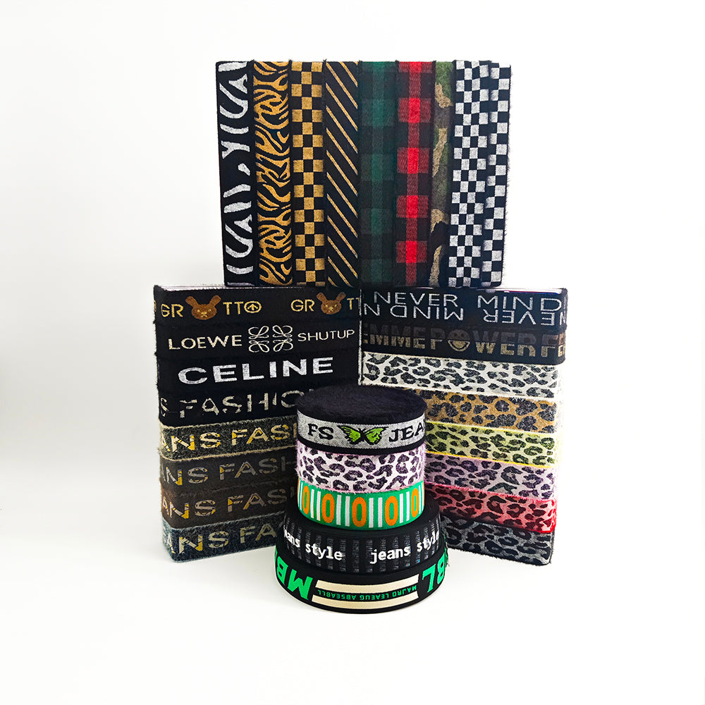 wholesale elastic custom color logo and width boho print sports headband