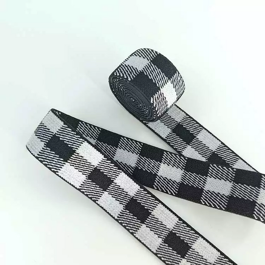 GEB058 Free Sample High Quality Customized Adjustable Stretchy Jacquard High Elasticity Band for Girls