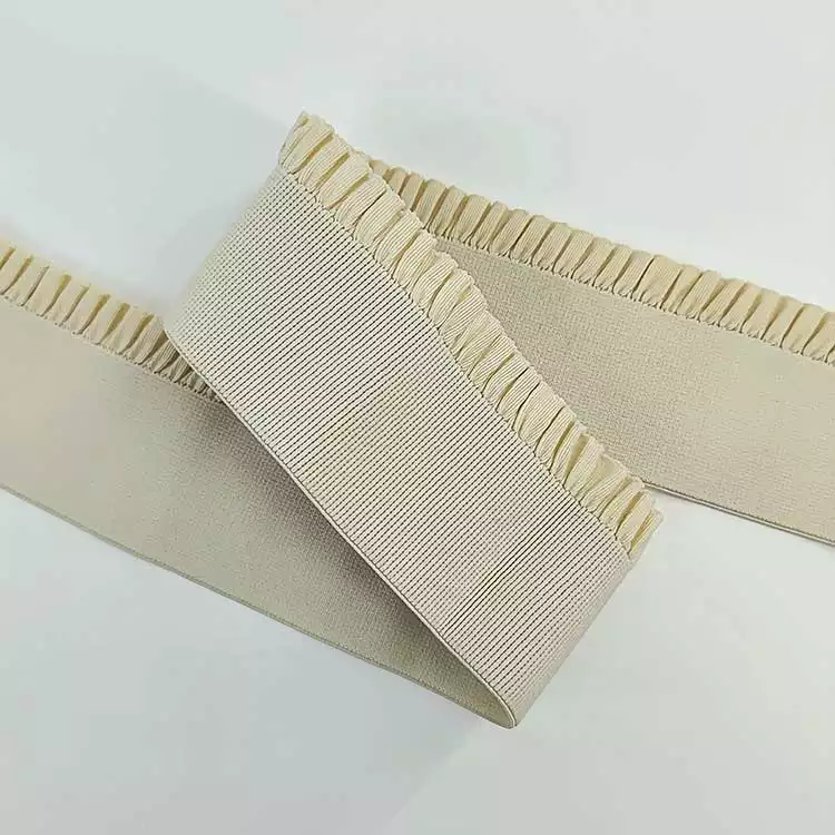 GEB118 Jacquard Elastic Belt, Letter Elastic Belt, Stretchable Polyester Band; Clothes