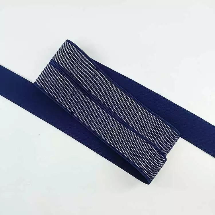 GEB217 Yarn-dyed Polyester Woven Elastic Decoration Stretchy Webbing Elastic Webbing for Clothes