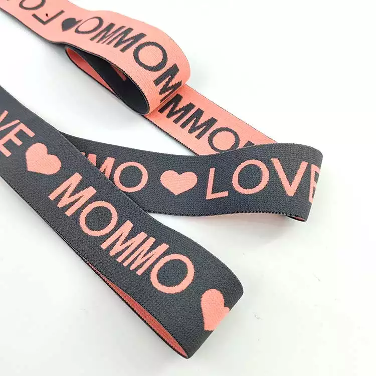 GEB103 Jacquard Elastic Webbing, Custom Stripe Webbing, Elastic Webbing; Stripe Webbing