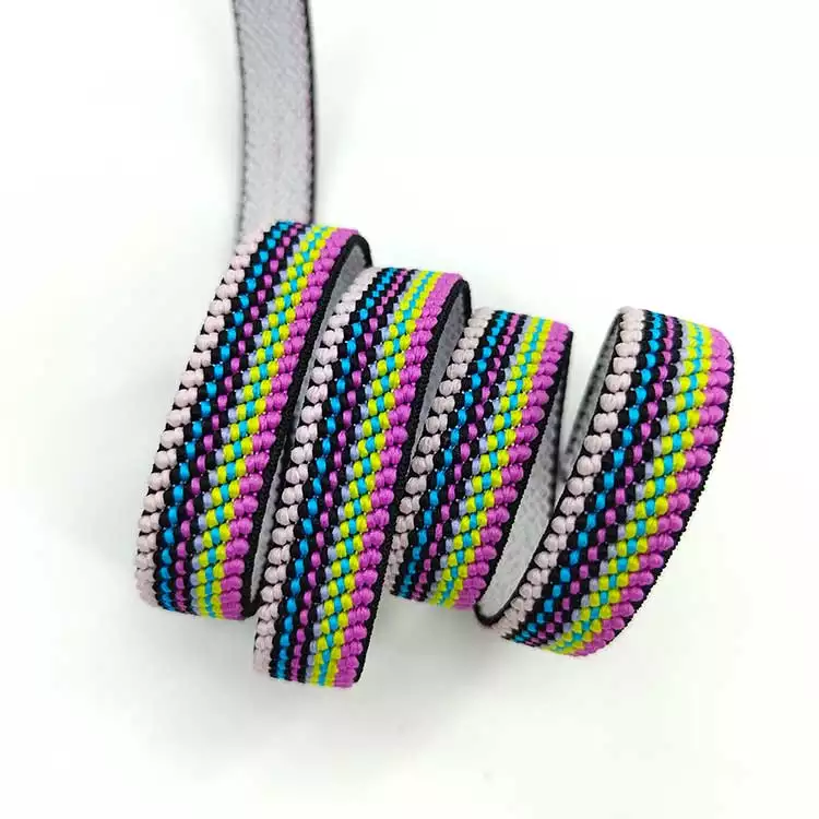 GEB033 Black elastic band soft elastic head bands clothing resistance elastic band custom for ladies