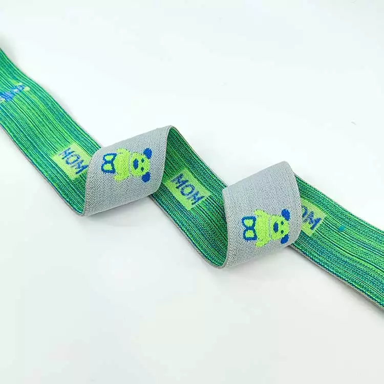 GEB229 Jacquard Elastic Band, Custom LOGO Elastic Webbing, Colorful Elastic Band; Hats, Garments