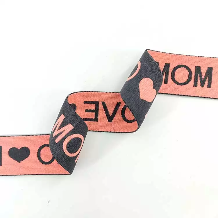 GEB103 Jacquard Elastic Webbing, Custom Stripe Webbing, Elastic Webbing; Stripe Webbing