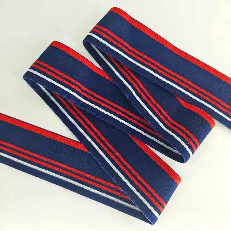 GEB060 Fitness Invisible Elastic Waistbands Jacquard Elastic Webbing Spandex Band for Sportsman