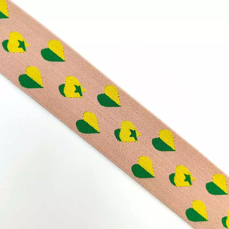 GEB143 Elastic Waistband, Custom Stripe Webbing, Elastic Woven Band;  Garments