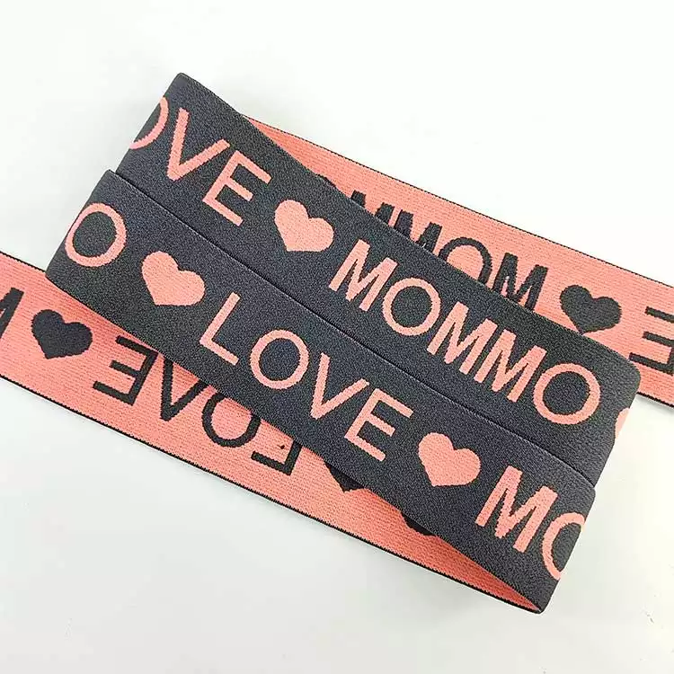 GEB103 Jacquard Elastic Webbing, Custom Stripe Webbing, Elastic Webbing; Stripe Webbing