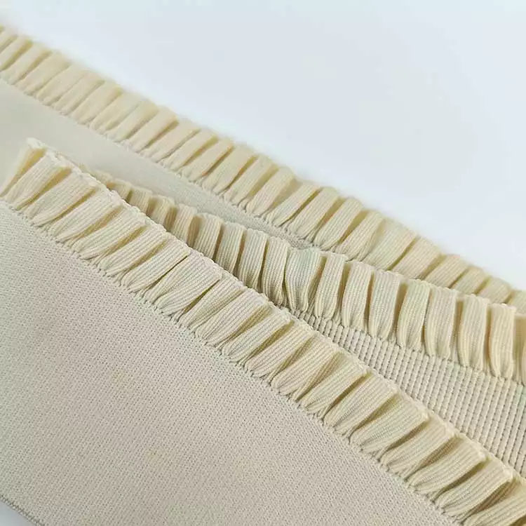 GEB118 Jacquard Elastic Belt, Letter Elastic Belt, Stretchable Polyester Band; Clothes
