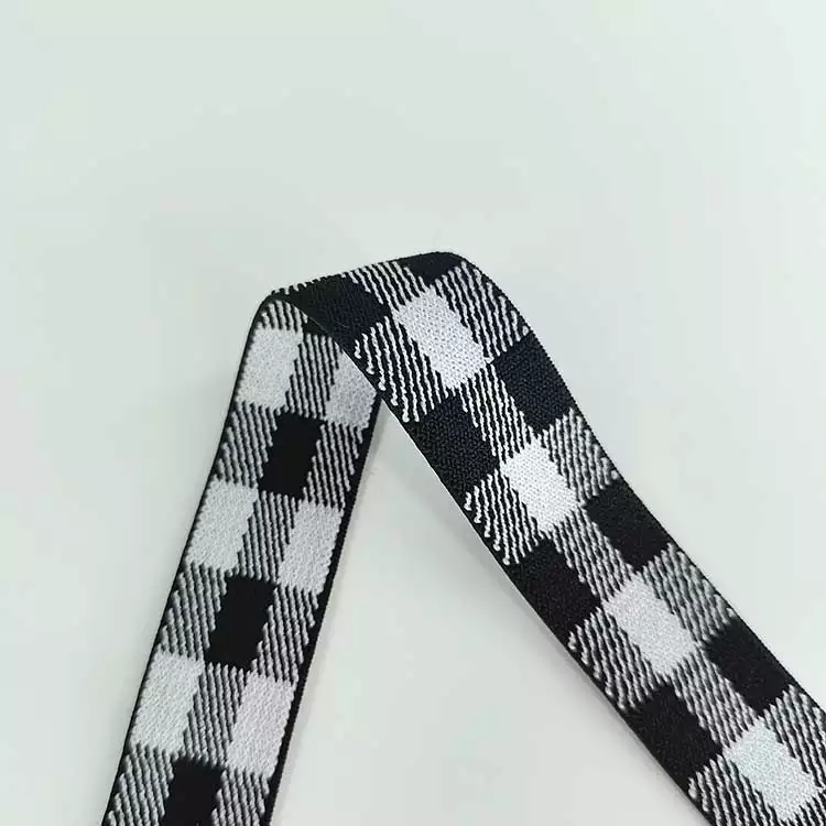 GEB058 Free Sample High Quality Customized Adjustable Stretchy Jacquard High Elasticity Band for Girls