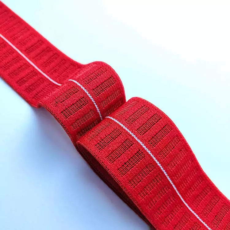 GEB213 1" 2" 2 1/2" Custom Size Elastic Waistband Underwear Jacquard Sewing Web Band Adjustable Band