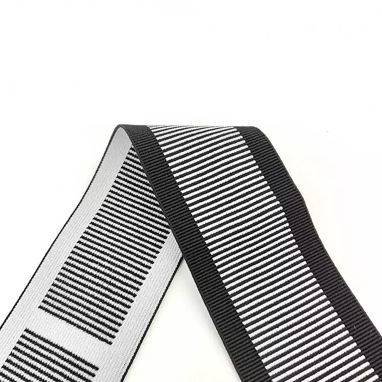 GEB104 Elastic Trim Band, Jacquard Stretchy Ribbon, Elastic Waistband; Garments