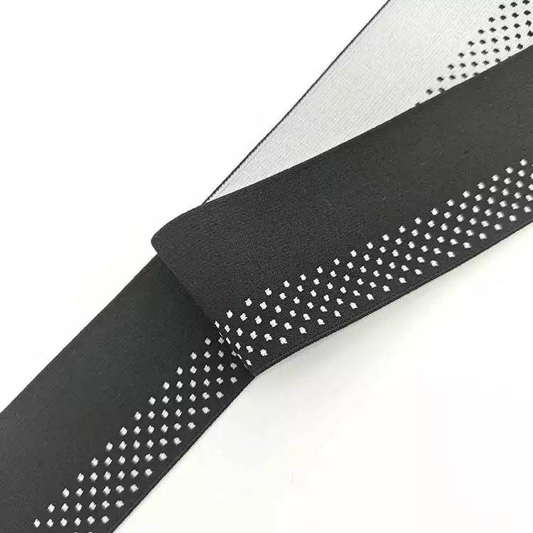 GEB112 Elastic Trim Band, Stretchy Jacquard Ribbon, Stretchable Trim Band; Hat