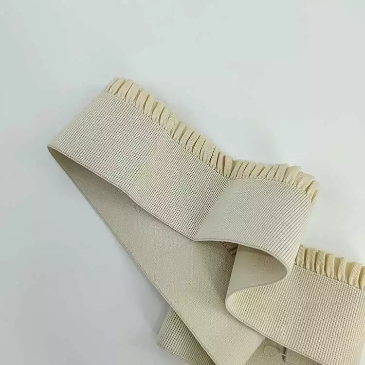 GEB118 Jacquard Elastic Belt, Letter Elastic Belt, Stretchable Polyester Band; Clothes
