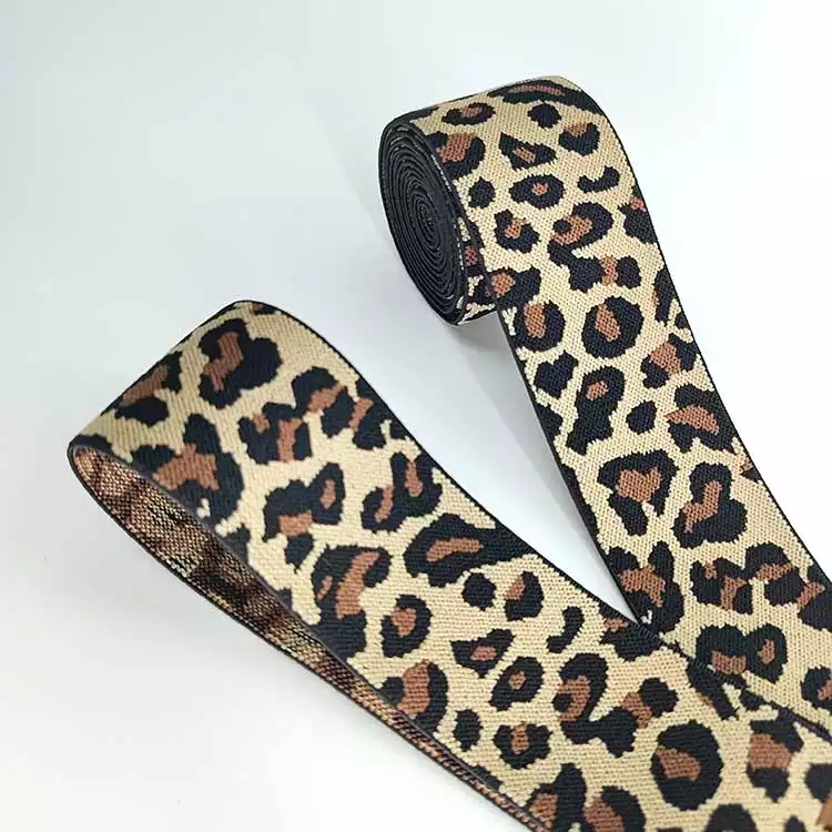 GEB070 4 Day Custom Sample Delivery Women's Stretchy Belts Fancy Design Elastic High Elasticity Edge Bands for Clothing