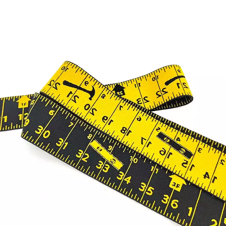 GEB224 Satin Elastic Strap, Jacquard Ribbon Embroidered, Famous Printed Ribbon; Hats