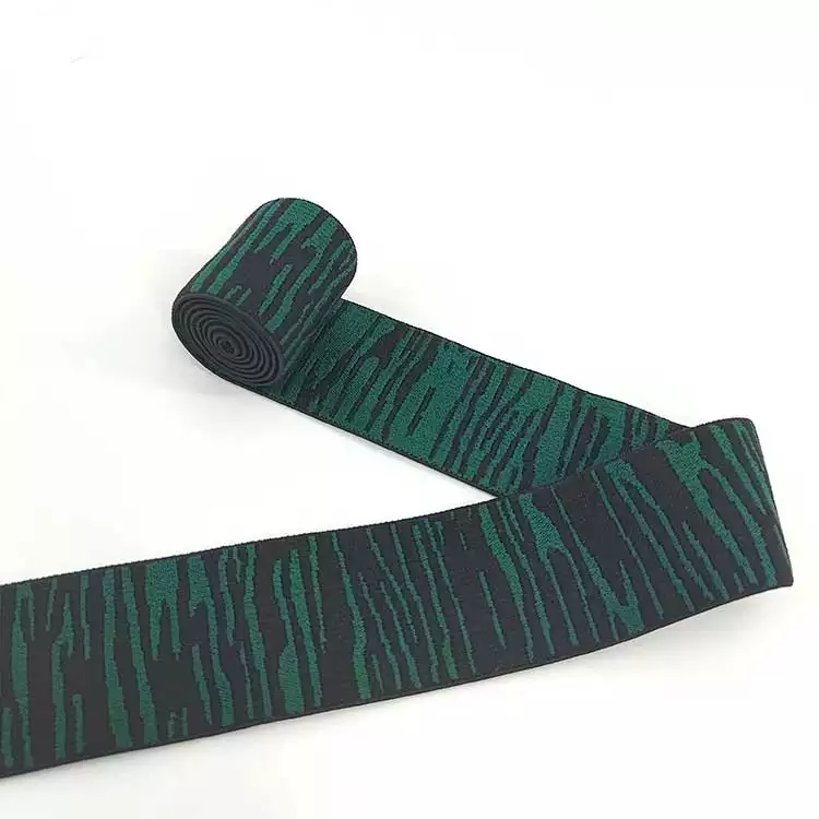 GEB120 Latex Band, Knitting Elastic Waistband, Jacquard Elastic Band; Garments