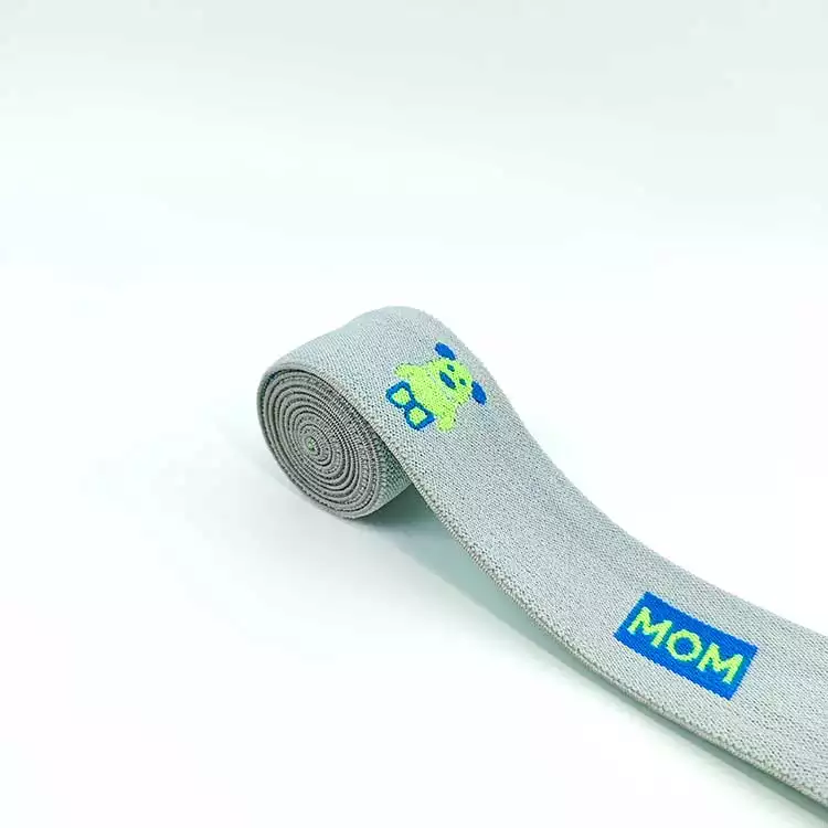 GEB229 Jacquard Elastic Band, Custom LOGO Elastic Webbing, Colorful Elastic Band; Hats, Garments