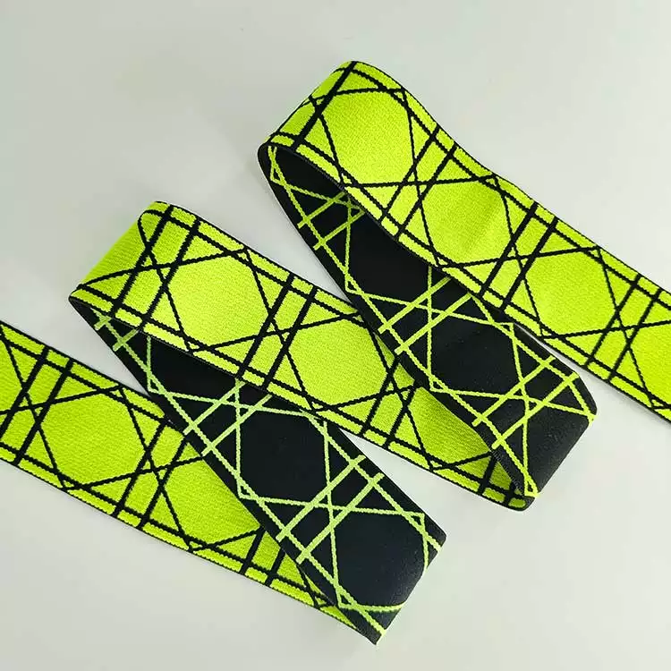 GEB031 Breathable Mesh elastic band custom clothing spandex elastic band sustainable wide elastic band