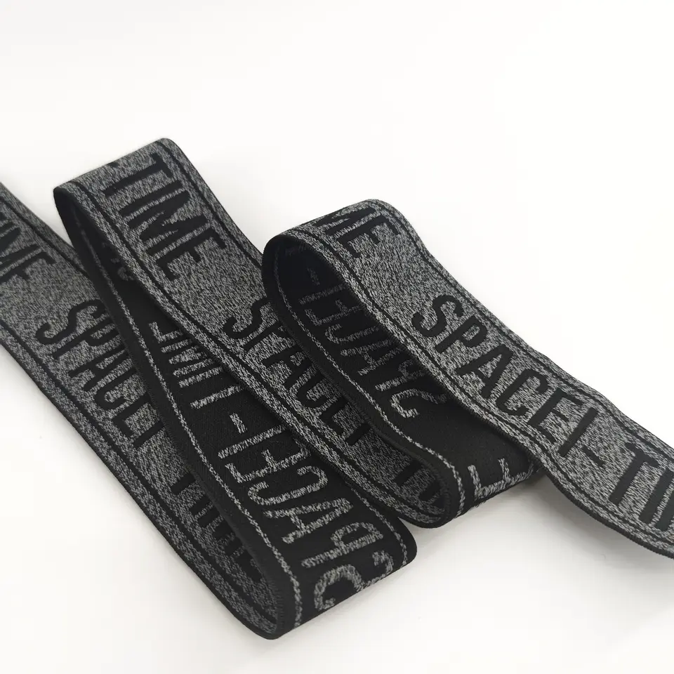 Free sample manufacturer custom jacquard elastic band men's panty belt