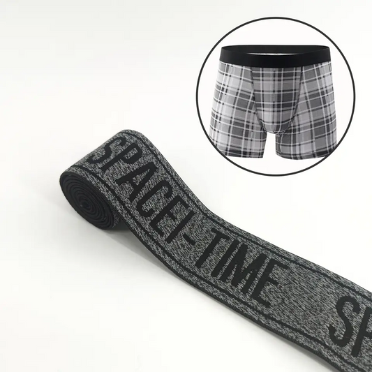 Free sample manufacturer custom jacquard elastic band men's panty belt