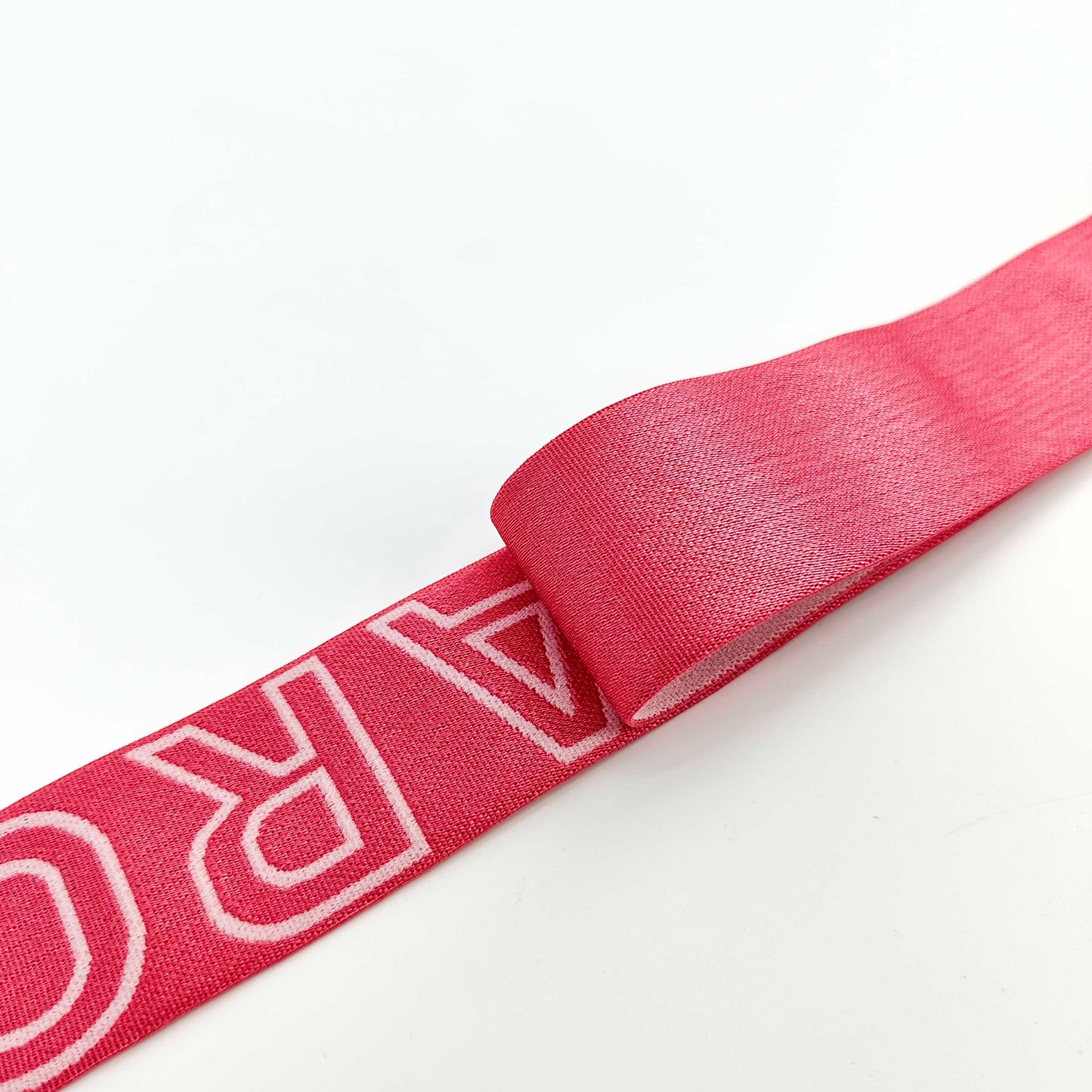 FZ-128 Red Stroke Letters Garments Elastic Band