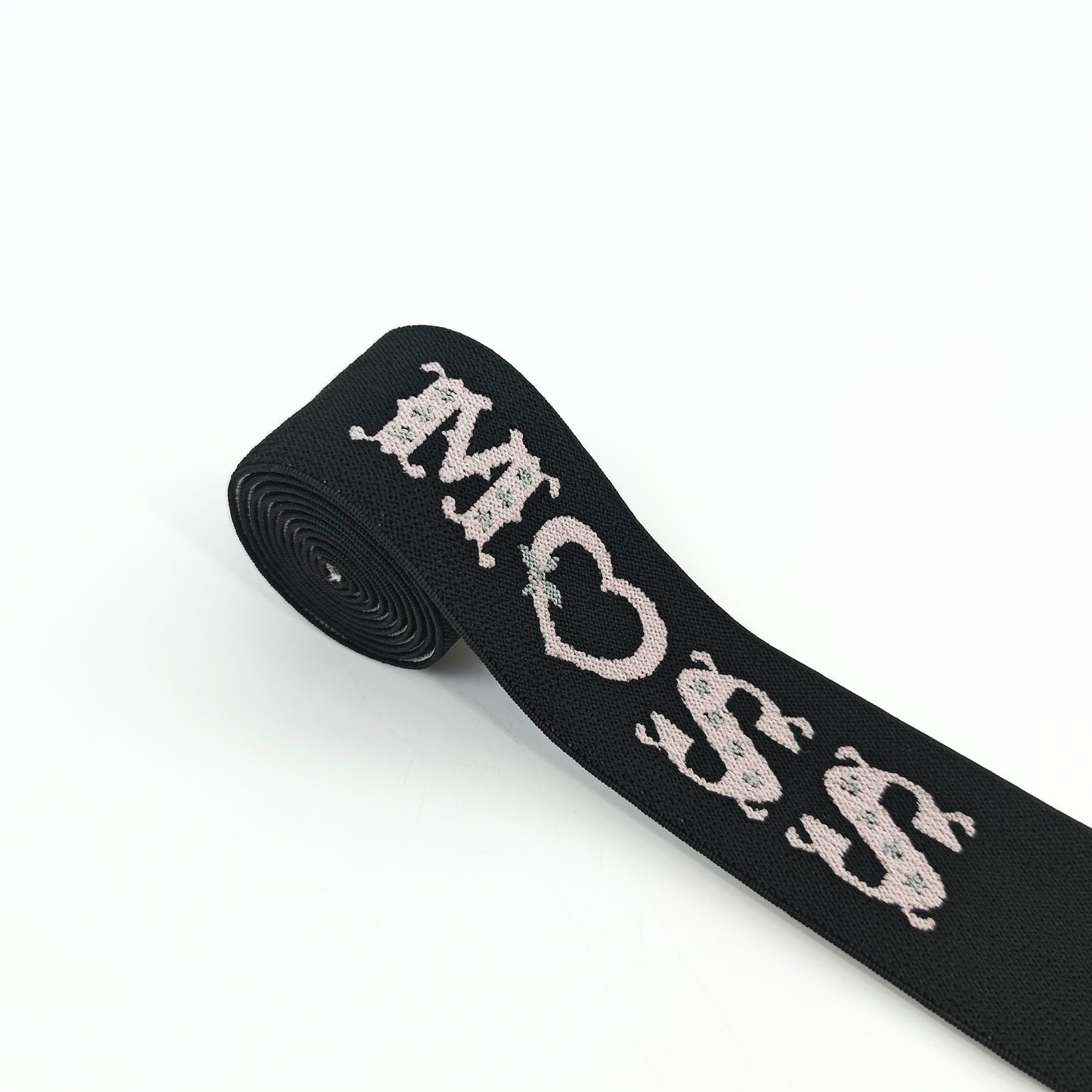FZ-131 Originality Letters Jacquard Garments Elastic Band