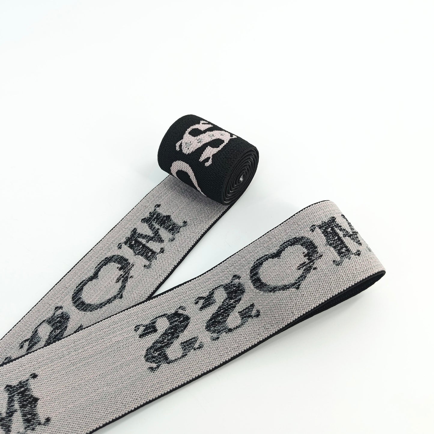 FZ-131 Originality Letters Jacquard Garments Elastic Band