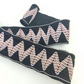 GEB169 Jacquard Webbing Strap, Elastic Sewing Webbing, Two Tone Jacquard Elastic Band; Hats, Garments