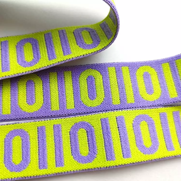 GEB176 Elastic Band Strap, Jacquard Flat Elastic Band; Hats Garments.