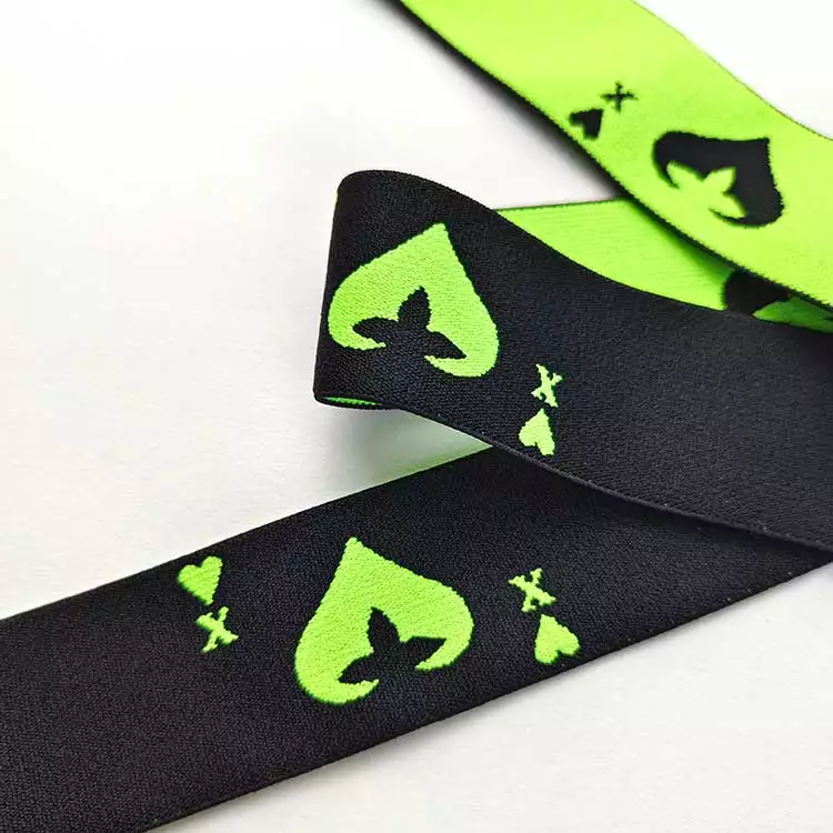 GEB091 High Elasticity Band, Polyester Elastic Band, Crochet Elastic Webbing; Sports Wear
