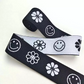 GEB183 Jacquard Elastic Webbing, Black Elastic Tape, Elastic Band; Clothes