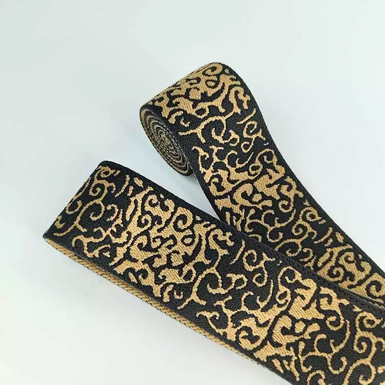 GEB045 Fancy Elastic Webbing, Eewing Elastic Eebbing, Web Band