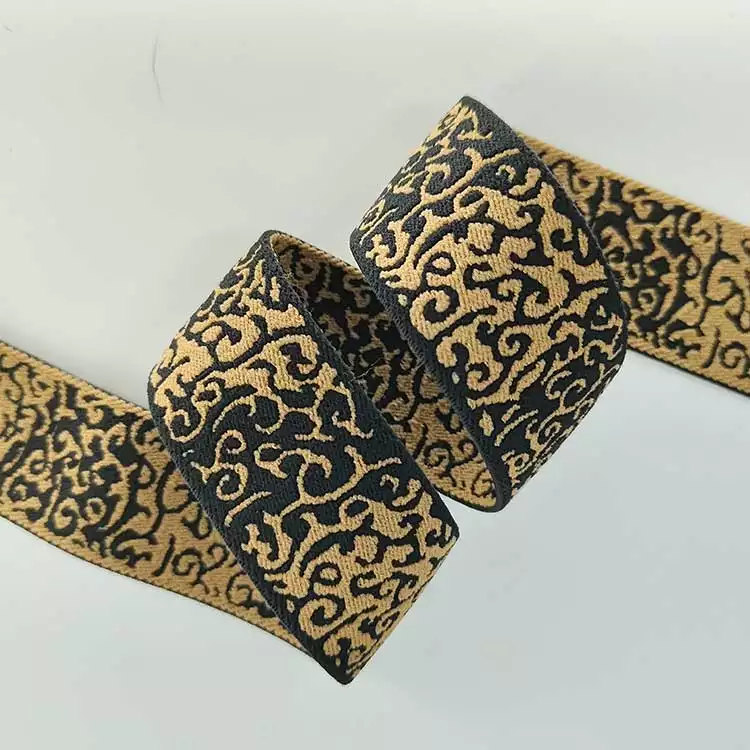 GEB045 Fancy Elastic Webbing, Eewing Elastic Eebbing, Web Band