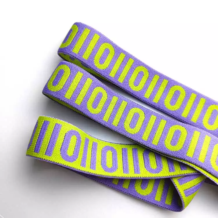 GEB176 Elastic Band Strap, Jacquard Flat Elastic Band; Hats Garments.