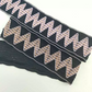 GEB169 Jacquard Webbing Strap, Elastic Sewing Webbing, Two Tone Jacquard Elastic Band; Hats, Garments