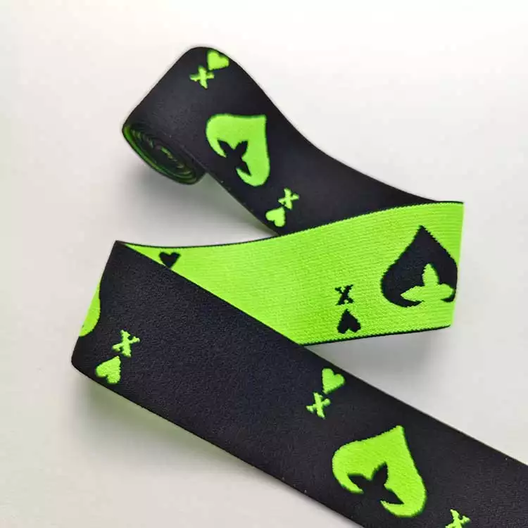 GEB091 High Elasticity Band, Polyester Elastic Band, Crochet Elastic Webbing; Sports Wear