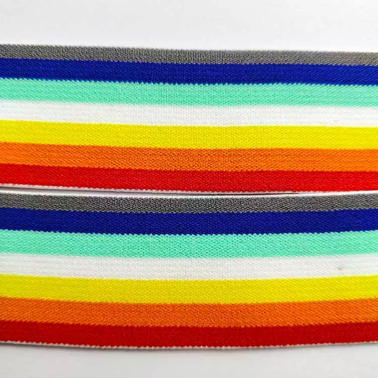 GEB211 4 cm Customized Elastic Waistband Jacquard Elastic Band Custom Elastic Webbing for Underwear