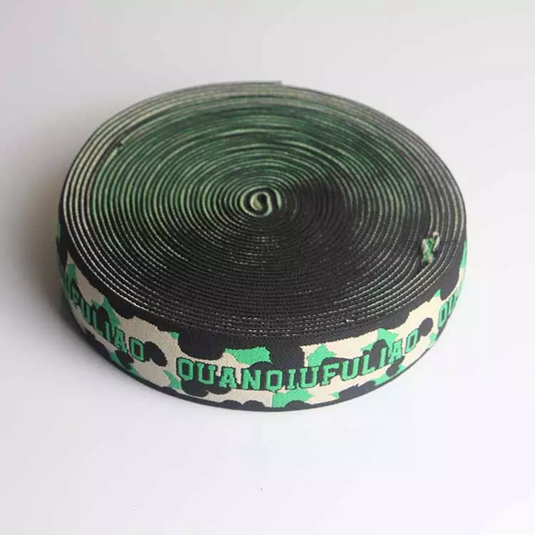 GEB026 Free sample sports bra elastic bands jacquard elastic band webbing 4 cm elastic band for bracelets