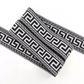 GEB084 Black Elastic Web Band, Jacquard Elastic Band, Elastic Webbing; Clothes