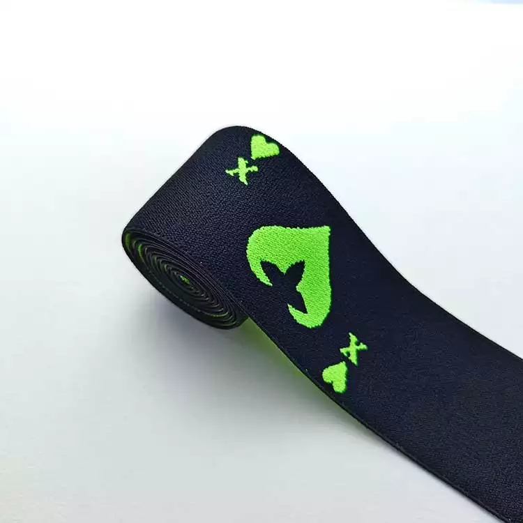 GEB091 High Elasticity Band, Polyester Elastic Band, Crochet Elastic Webbing; Sports Wear
