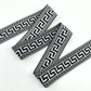 GEB084 Black Elastic Web Band, Jacquard Elastic Band, Elastic Webbing; Clothes