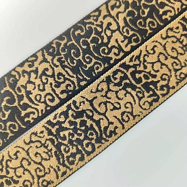 GEB045 Fancy Elastic Webbing, Eewing Elastic Eebbing, Web Band