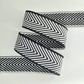 GEB067 Free Sample Elastic Herringbone Band Jacquard Elastic Band Elastic Waistband for Garments