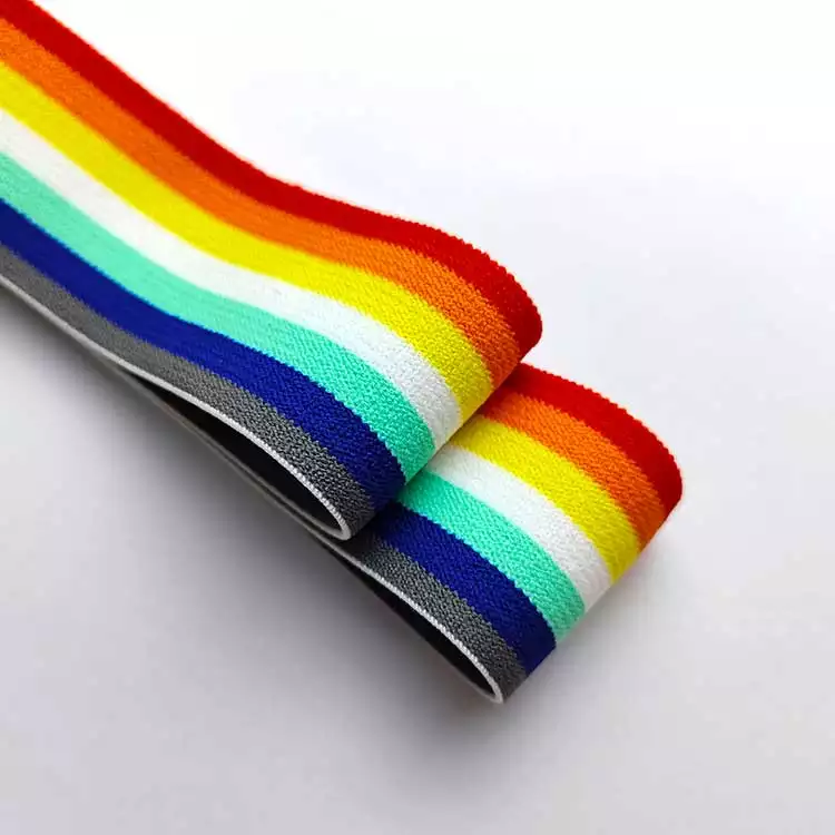 GEB211 4 cm Customized Elastic Waistband Jacquard Elastic Band Custom Elastic Webbing for Underwear