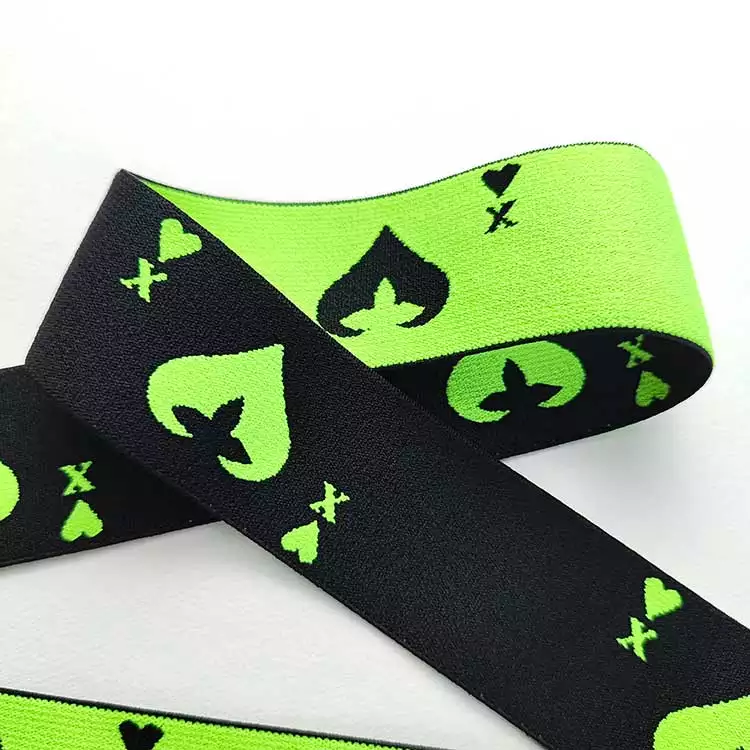 GEB091 High Elasticity Band, Polyester Elastic Band, Crochet Elastic Webbing; Sports Wear