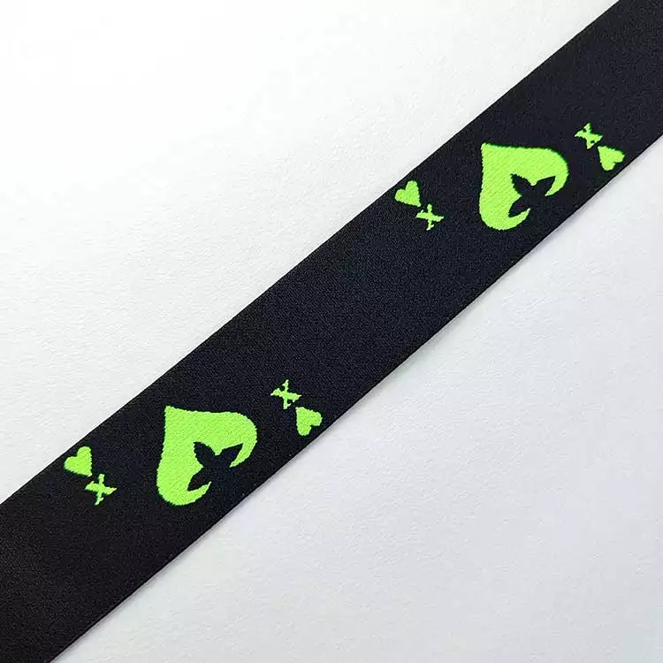 GEB091 High Elasticity Band, Polyester Elastic Band, Crochet Elastic Webbing; Sports Wear