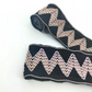 GEB169 Jacquard Webbing Strap, Elastic Sewing Webbing, Two Tone Jacquard Elastic Band; Hats, Garments