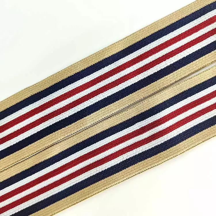 GEB200 Elastic Webbing, Jacquard Buckle Free Belt, Spandex Band; Hats, Garments